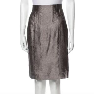Carolina Herrera Silk Knee-Length Skirt